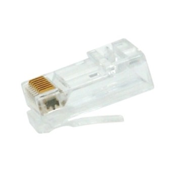 GBC 59.9600.21 - Φις δικτύου RJ45 UTP Pass Through 8PIN Για CAT6 Καλώδιο 10 τμχ Βύσματα Onetrade
